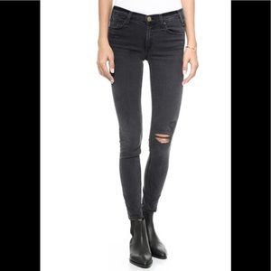 McGuire Black Distressed Newton Skinny Jeans